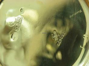 Thumbnail von Manufacture D' Horlogerie Lion 800 Silber Open Face Taschenuhr Schlüsselaufzug </h1>