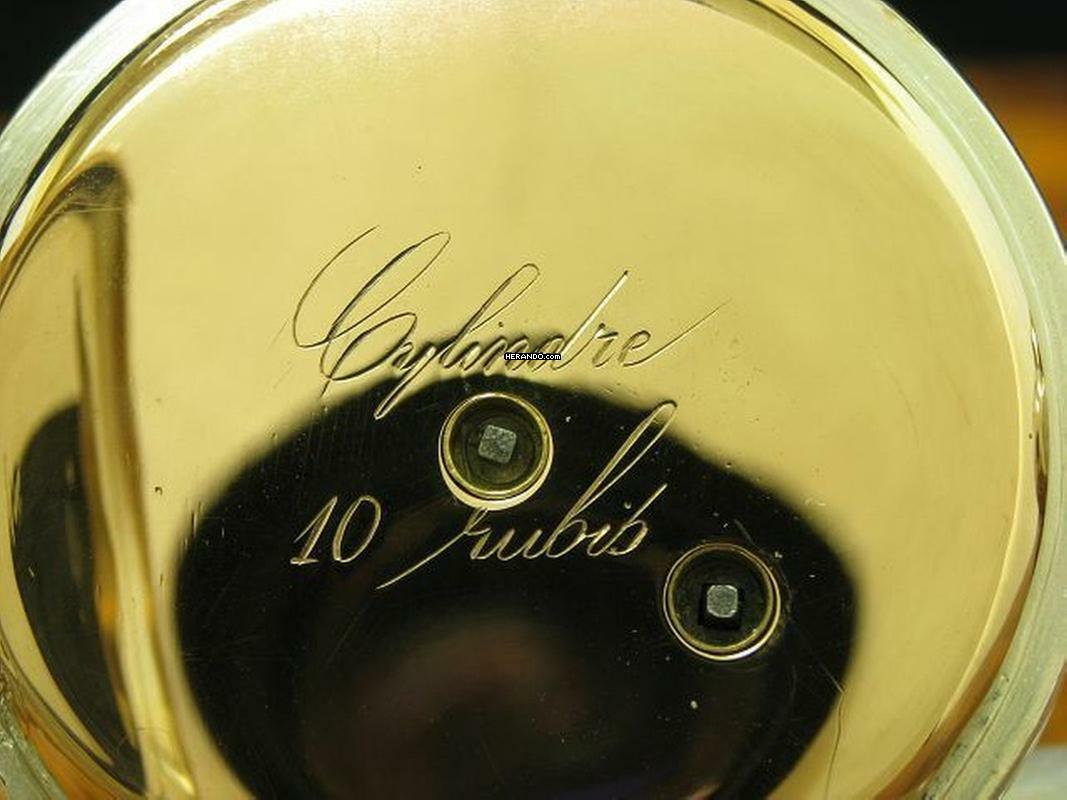 Thumbnail von Manufacture D' Horlogerie Lion 800 Silber Open Face Taschenuhr Schlüsselaufzug </h1>