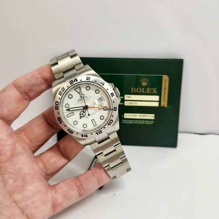  Rolex Explorer II 42mm Polar Automático Completo 