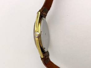 Thumbnail von Omega Genève Vintage 136.041 rare burgundy Inland Dial 136041