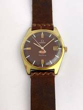 Thumbnail von Omega Genève Vintage 136.041 rare burgundy Inland Dial 136041