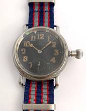 Thumbnail von Omega Classic Rare Vintage Military Pilots Watch 1930s WITH ARCHIVE EXTRACT CK700 CK 700 AD