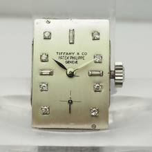 Thumbnail von Patek Philippe Rectangular 425 Platinum Diamonds </h1>