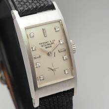 Thumbnail von Patek Philippe Rectangular 425 Platinum Diamonds </h1>