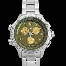 Thumbnail von Hamilton Khaki Aviation H77932160 - Khaki Aviation Quartz Green Dial Stainless Steel Men's Watch </h1>