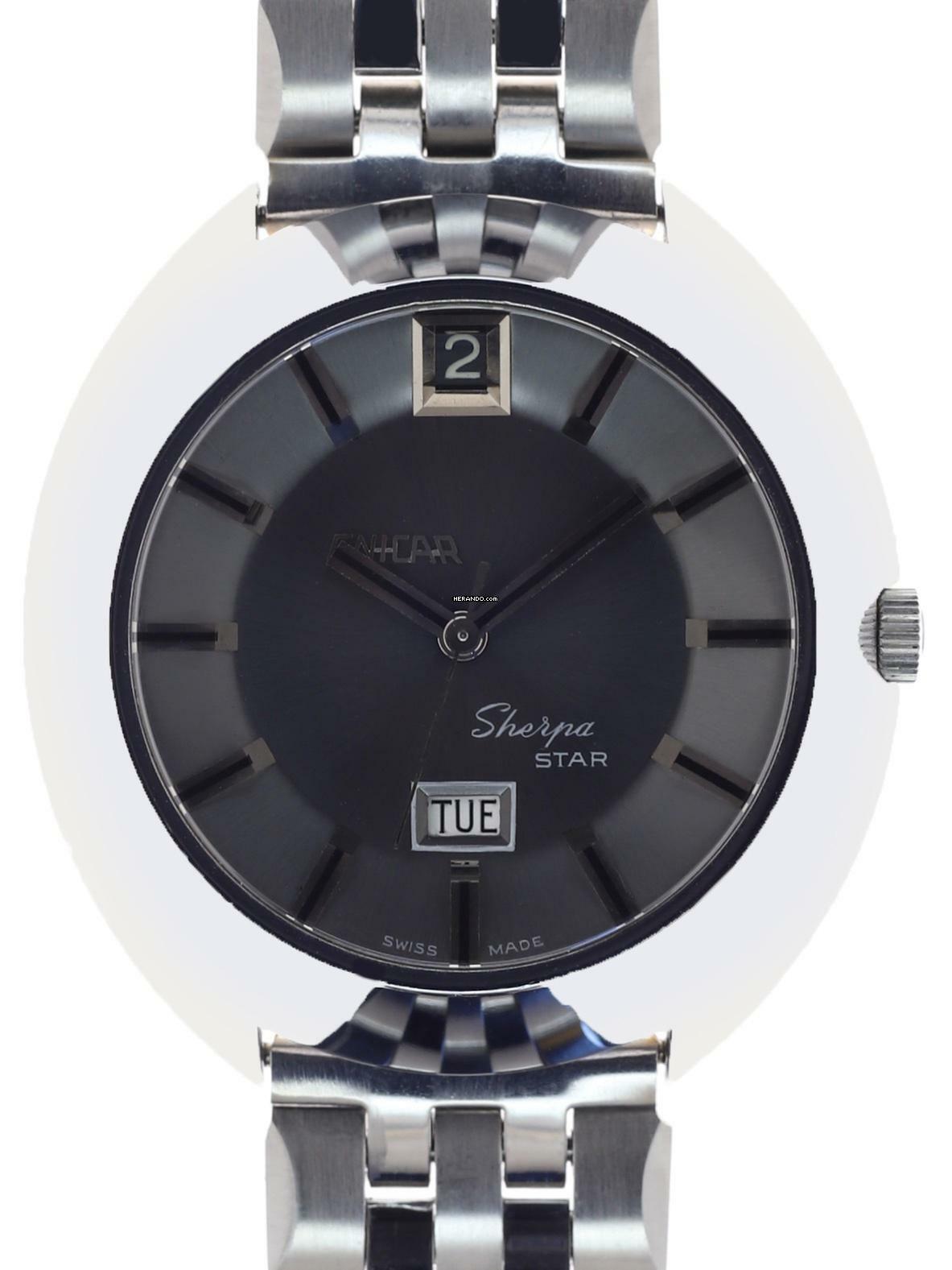  Enicar Sherpa Exceptional Gents Automatic Wristwatch Sherpa Star  