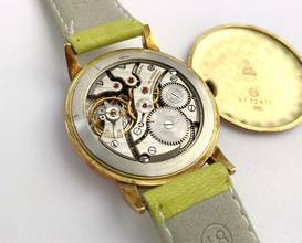 Thumbnail von IWC Serviced Handwinding Vintage Rosegold Pink Gold 35mm vintage