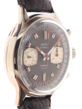 Thumbnail von Aristo Gents manual wind Wristwatch Chronograph 17 Jewels Incabloc France </h1>