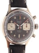 Thumbnail von Aristo Gents manual wind Wristwatch Chronograph 17 Jewels Incabloc France </h1>