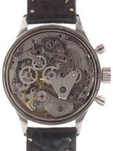 Thumbnail von Aristo Gents manual wind Wristwatch Chronograph 17 Jewels Incabloc France </h1>
