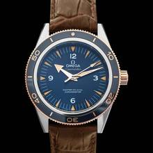 Thumbnail von Omega Seamaster 300 233.62.41.21.03.001 - Seamaster Automatic Blue Dial 18kt Rose Gold Men's Watch </h1>