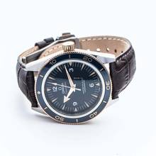 Thumbnail von Omega Seamaster 300 233.62.41.21.03.001 - Seamaster Automatic Blue Dial 18kt Rose Gold Men's Watch </h1>