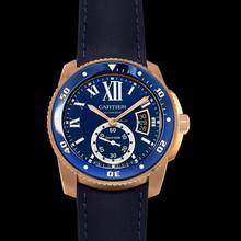 Thumbnail von Cartier Calibre de Cartier Diver WGCA0009 - Calibre De Cartier Diver Automatic Blue Dial 18kt Rose Gold Men's Watch </h1>