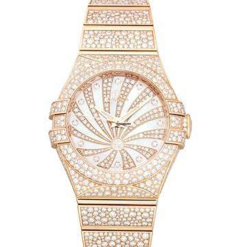  Omega Constellation Ladies 123.55.31.20.55.006 - Constellation Automatic Mother of pearl Dial 18kt Rose Gold Ladies W </h1> 