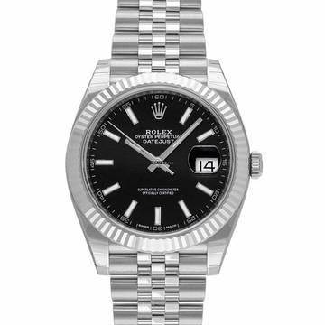  Rolex Datejust 41 126334 - Datejust 41 Black Steel/18k white gold Jubilee 41mm </h1> 