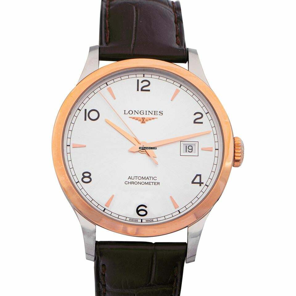 Longines Record L28215762 - Record Automatic Silver Dial Stainless Steel Men's Watch </h1>