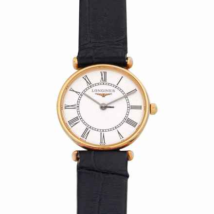  Longines La Grande Classique L41916110 - La Grande Quartz White Dial 18kt Yellow Gold Ladies Watch </h1> 