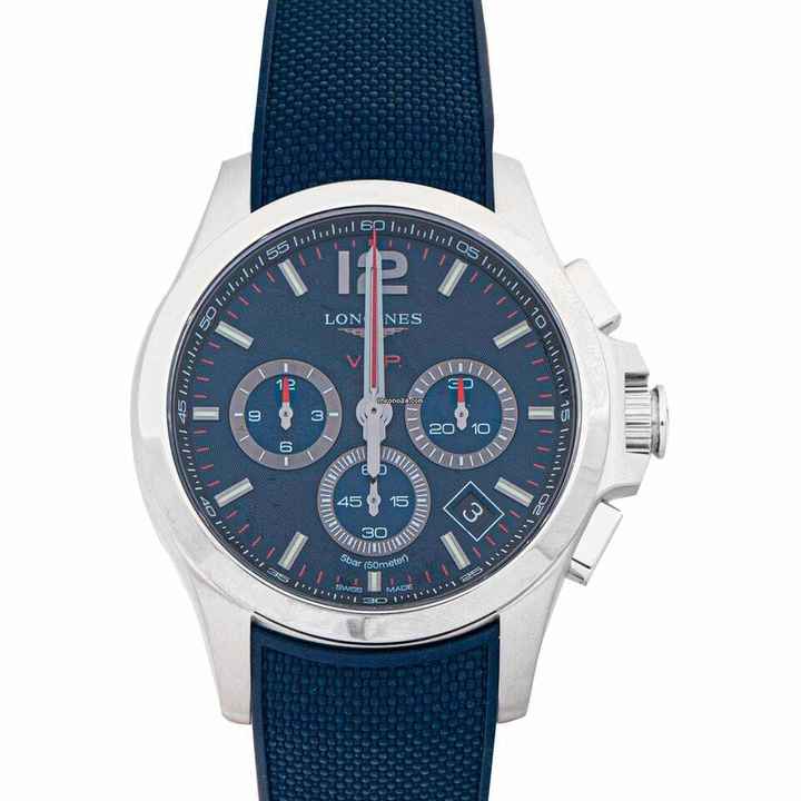  Longines Conquest L37174969 - Conquest Quartz Blue Dial Stainless Steel Men's Watch </h1> 