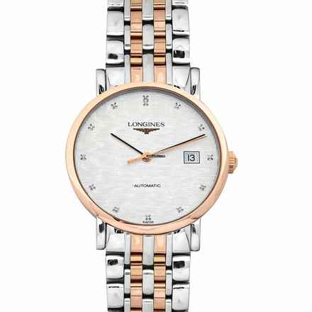  Longines Elegant L48105777 - Elegant Automatic Silver Dial Stainless Steel Men's Watch </h1> 
