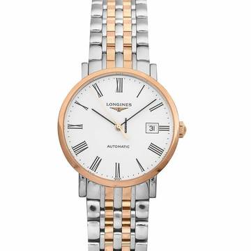  Longines Elegant L48105117 - Elegant Automatic White Dial Stainless Steel Men's Watch </h1> 