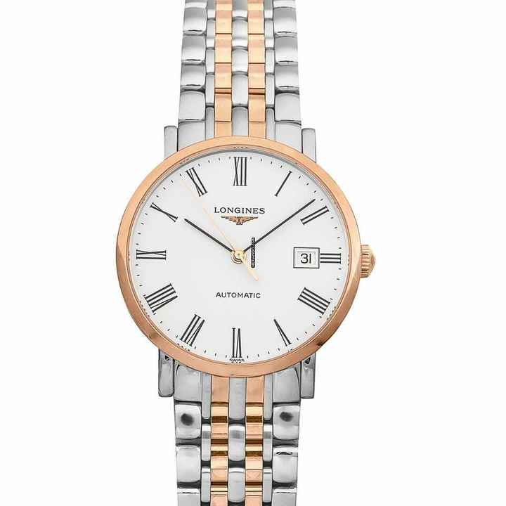  Longines Elegant L48105117 - Elegant Automatic White Dial Stainless Steel Men's Watch </h1> 