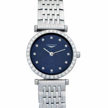  Longines La Grande Classique L43410976 - La Grande Classique Quartz Blue Dial Stainless Steel Ladies Watch </h1> 