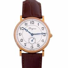 Thumbnail von Longines Présence Heritage L47678732 - Présence Automatic Silver Dial 18kt Rose Gold Men's Watch </h1>