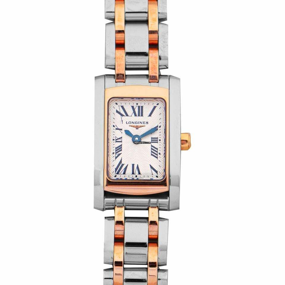 Longines DolceVita L51585717 - Dolce Vita Quartz Silver Dial 18kt Rose Gold Ladies Watch </h1>