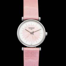 Thumbnail von Longines La Grande Classique L42094042 - La Grande Quartz Pink Dial Stainless Steel Ladies Watch </h1>