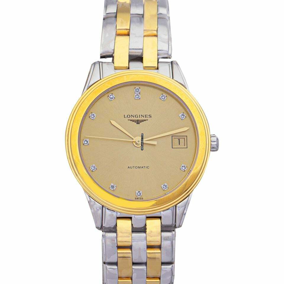Longines Flagship L47743377 - Flagship Automatic Champagne Dial Stainless Steel Men's Watch </h1>