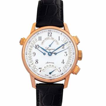  Longines Flagship Heritage L47978232 - Longines Heritage Automatic White Dial 18kt Rose Gold Men's Watch </h1> 