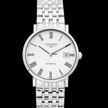 Thumbnail von Longines Elegant L48104116 - Elegant Automatic White Dial Stainless Steel Men's Watch </h1>