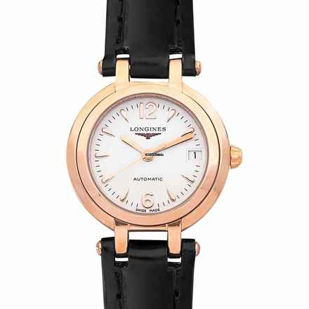  Longines PrimaLuna L81118162 - Longines PrimaLuna Automatic Silver-tone Dial 18kt Rose Gold Ladies Watch </h1> 