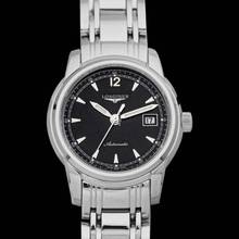 Thumbnail von Longines Saint-Imier L25634596 - Saint-Imier Automatic Black Dial Stainless Steel Ladies Watch </h1>