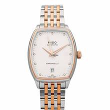 Thumbnail von Mido Baroncelli III M041.307.22.016.00 - Baroncelli III Automatic White Dial Stainless Steel Ladies Watch </h1>