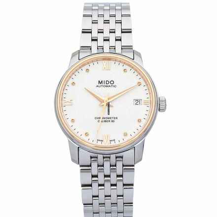  Mido Baroncelli III M027.208.41.266.00 - Baroncelli III Automatic Beige Dial Stainless Steel Ladies Watch </h1> 