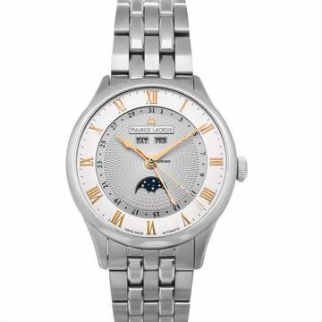  Maurice Lacroix Masterpiece Phases de Lune MP6607-SS002-111 - Masterpiece Automatic Silver Dial Stainless Steel Men's Watch </h1> 