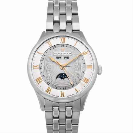 Maurice Lacroix Masterpiece Phases de Lune MP6607-SS002-111 - Masterpiece Automatic Silver Dial Stainless Steel Men's Watch </h1> 