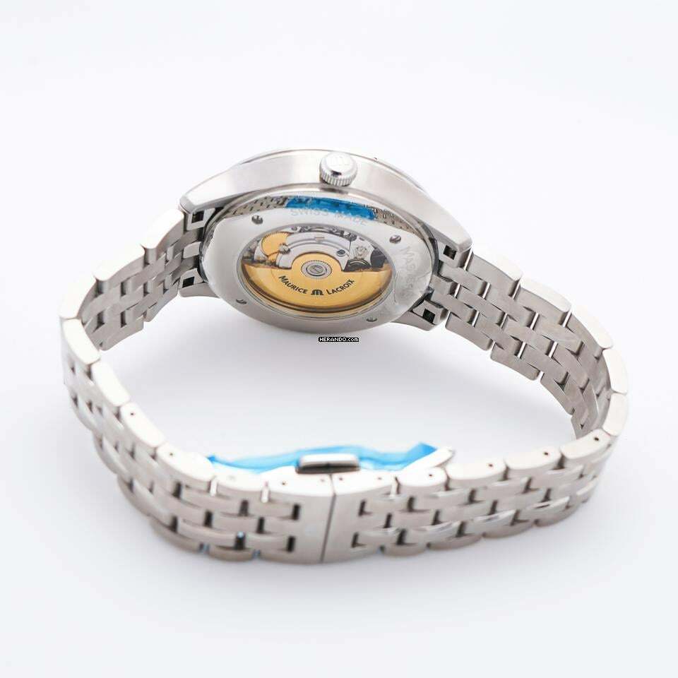 Thumbnail von Maurice Lacroix Masterpiece Cinq Aiguilles MP6507-SS002-310 - Masterpiece Automatic Black Dial Stainless Steel Men's Watch </h1>