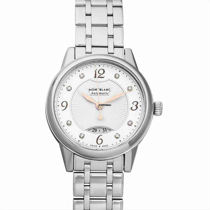  Montblanc Bohème 119920 - Bohème Automatic Silver Dial Stainless Steel Ladies Watch </h1> 