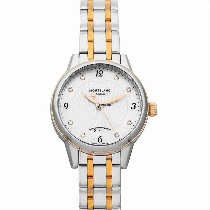  Montblanc Bohème 119098 - Bohème Automatic Mother of pearl Dial Stainless Steel Ladies Watch </h1> 