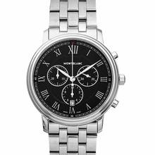Thumbnail von Montblanc Tradition 117048 - Tradition Quartz Black Dial Stainless Steel Men's Watch </h1>
