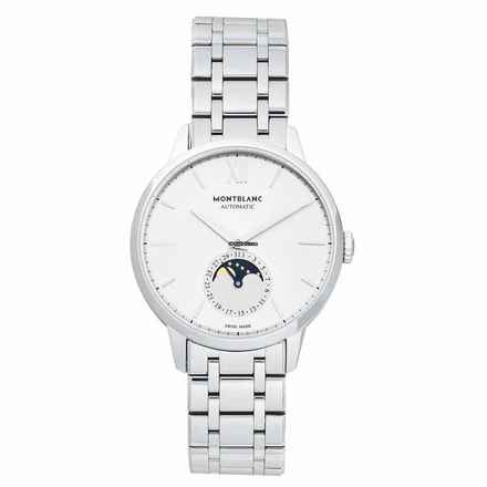  Montblanc Heritage Spirit 111184 - Meisterstuck Heritage Automatic Silver Dial Stainless Steel Men's Watch </h1> 