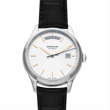  Montblanc Heritage Chronométrie 118224 - Heritage Chronometrie Automatic Silver Dial Stainless Steel Men's Watch </h1> 