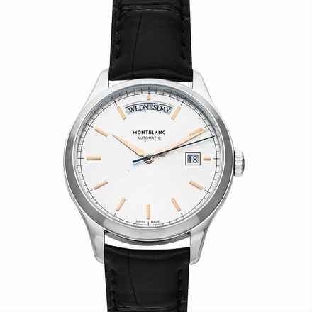  Montblanc Heritage Chronométrie 118224 - Heritage Chronometrie Automatic Silver Dial Stainless Steel Men's Watch </h1> 