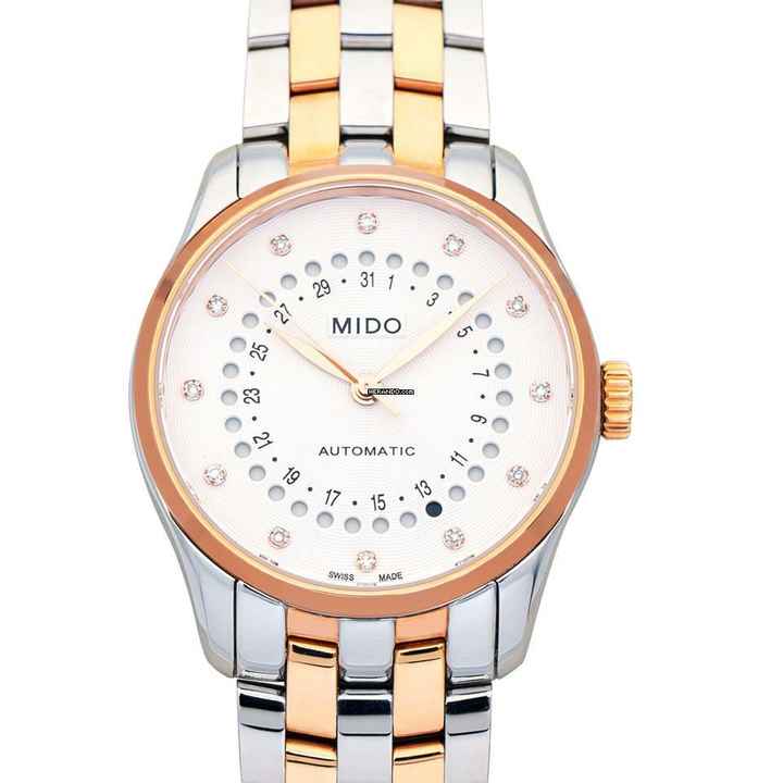  Mido Belluna M024.207.22.036.00 - Belluna Automatic Silver Dial Stainless Steel Ladies Watch </h1> 