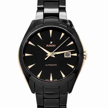  Rado HyperChrome R32252162 - Hyperchrome Automatic Black Dial Ceramic Men's Watch </h1> 
