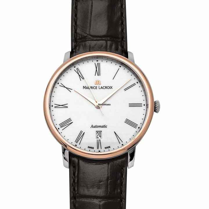  Maurice Lacroix Les Classiques Tradition LC6067-PS101-110 - Les Classiques Automatic White Dial Stainless Steel Men's Watch </h1> 