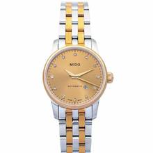  Mido Baroncelli III M7600.9.67.1 - Baroncelli III Automatic Bronze Dial Stainless Steel Ladies Watch </h1> 