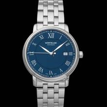 Thumbnail von Montblanc Tradition 117830 - Tradition Automatic Blue Dial Stainless Steel Men's Watch </h1>